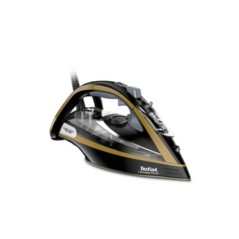Tefal Ultimate Pure FV9865E0 Steam Iron 3000W - Sleek Black & Gold Design for Effortless Ironing